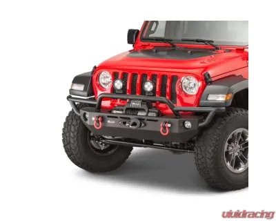Quadratec QRC Front Winch Ready Bumper Full Width Jeep Gladiator JT | Wrangler 2018-2021 - 12057 0141